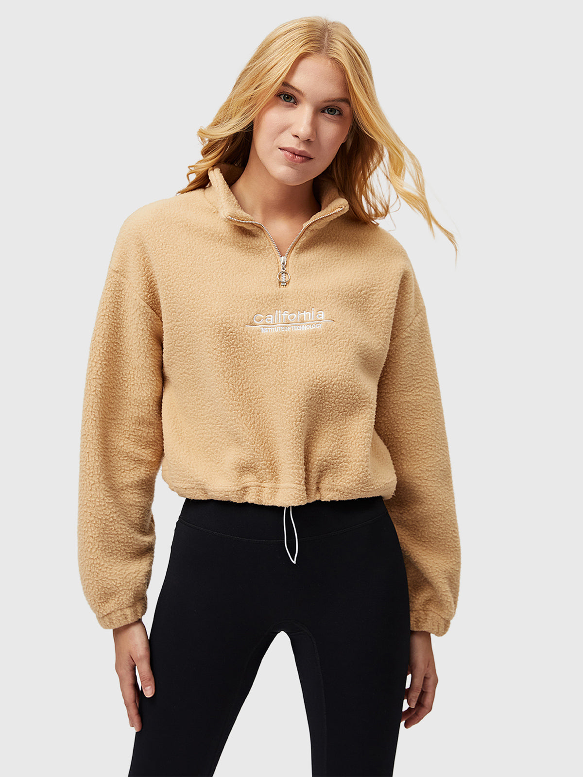 1/4 Zip Polar Fleece Sweatshirt - AhaAha